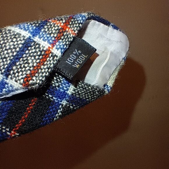 Vintage Alderman Reed Plaid Wool Neck Tie-Designer Collection-Prep-Classic - Picture 5 of 6